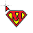 Superman Alphabet m cursor