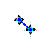 Blue Spinner Diagonal Resize 1 cursor