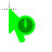 Green filled WIB cursor