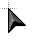 Triangular dark Cursors preview