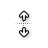 Vertical resize cursor