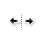 Horizontal resize cursor