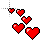 hearts cursor