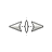 Horizontal resize cursor