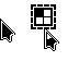 Small Pixelated Blue Cursors preview