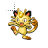Pokemon Meowth Pixel--pointer--SweezyCursors cursor
