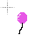 pink balloon cursor