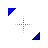 Blue diagonal resize 1 cursor