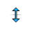 Vertical resize cursor