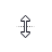 Vertical resize cursor