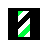 Black and Green Barbor Pole with Border cursor
