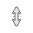 Vertical resize cursor