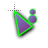 Retro person cursor