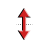 Vertical resize cursor