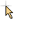 1x1 Orange Checkers Design  cursor
