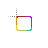 Rainbow Not Circle cursor