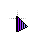 Black & Purple - light sky blue lines cursor