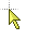 yellow mouse pointer cursor