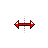 Horizontal resize cursor