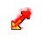 Fiery Diagonal Resize 1 cursor