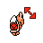 Red Koopa diagonal resize 1 cursor