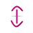 Vertical resize cursor