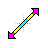Pan diagonal trbl cursor