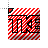 TKE White Stripe Filled Background cursor