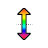 Vertical resize cursor