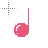quarter note salmon cursor