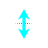 Vertical resize cursor