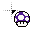 dark purple mario mushroom cursor