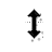 Vertical resize cursor