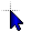 Small Blue H cursor