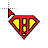 Superman Alphabet h cursor