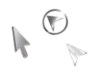 Silver Aluminium Pointers Cursors cursor preview