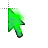Green Flame2 cursor