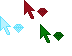 red theme Cursors preview