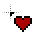 8-Bit Heart Cursors preview