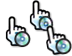 black_limegreen_linux-xp-mix Cursors preview