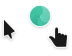 Teal Captain Cursors preview