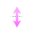 Vertical resize cursor