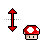 Vertical resize cursor