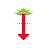Vertical resize cursor