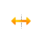 Horizontal resize cursor