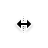 Horizontal resize cursor