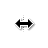 Horizontal resize cursor
