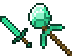 Minecraft Teal Diamond Cursors preview