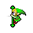 Vertical resize cursor
