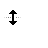 Vertical resize cursor